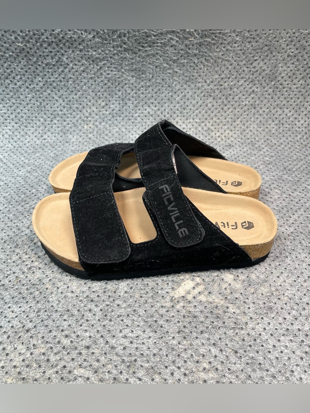 Fitville Black Strap Sandals Size 6 Women’s